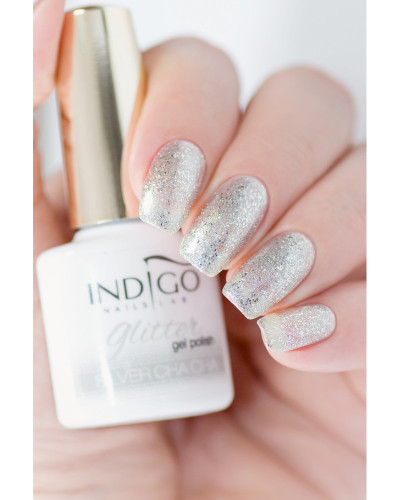 Silver Cha Cha Glitter Esmalte semipermanente 7ml