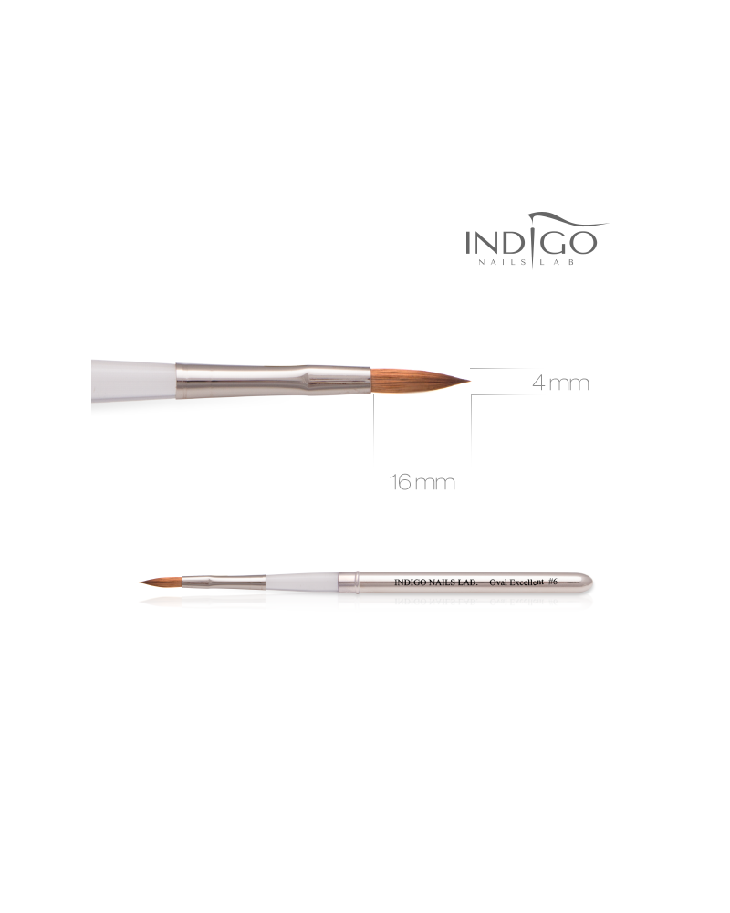 Indigo Brush Oval Excellent No 6