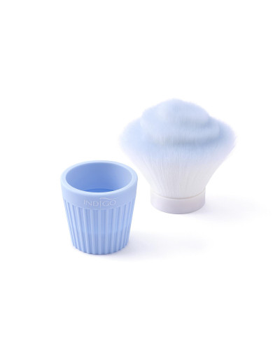 Cupcake Brocha - Pastel Blue