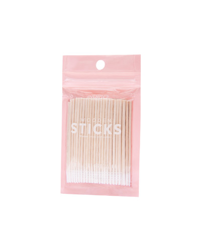 Wooden sticks with cotton