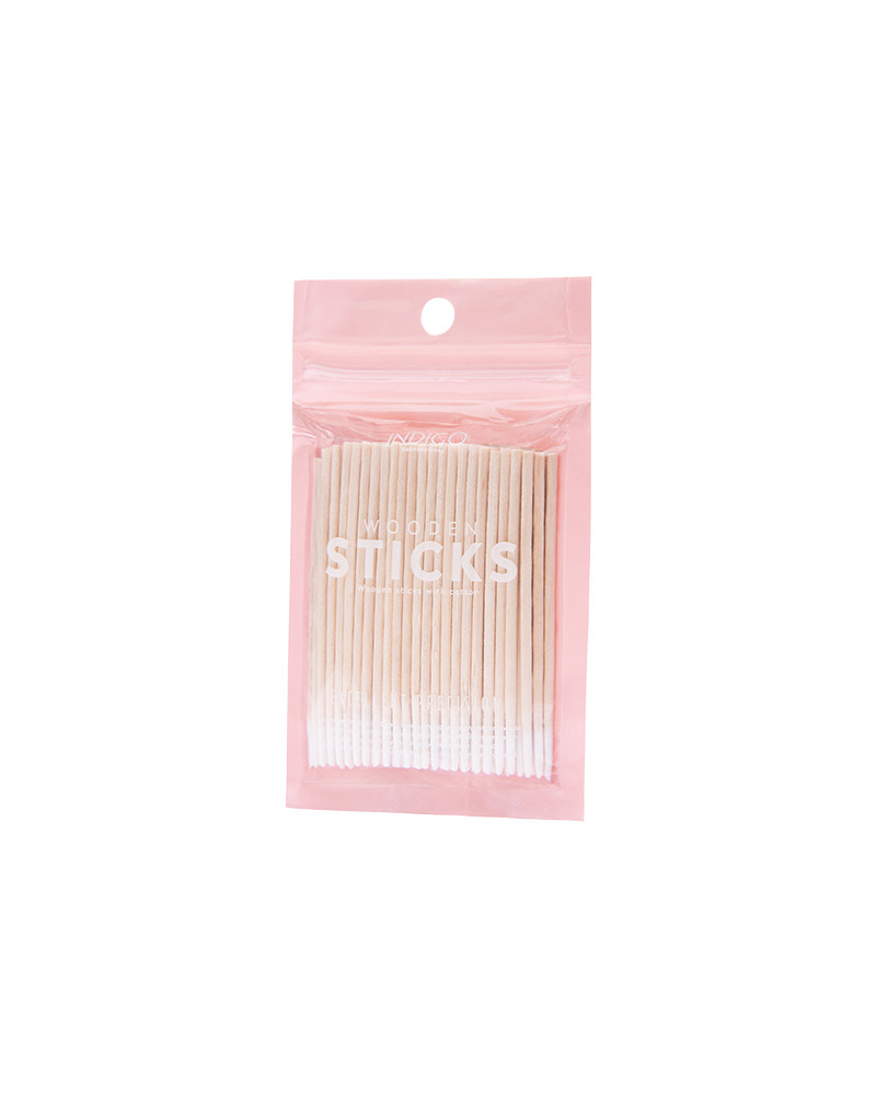 Wooden sticks with cotton